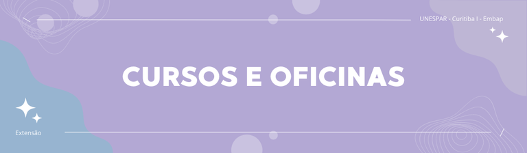 cursos e oficinas