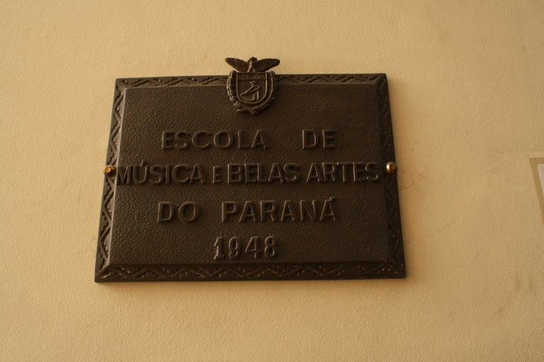 Placa em bronze