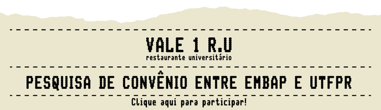 Pesquisa de R.U - Convênio EMBAP e UTFPR